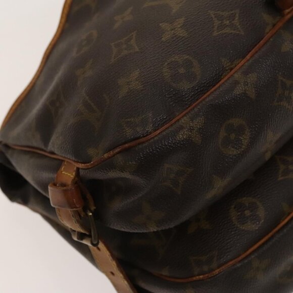 Authentic LOUIS VUITTON Monogram Saumur 30 Shoulder Bag M42256 LV - Picture 6 of 16